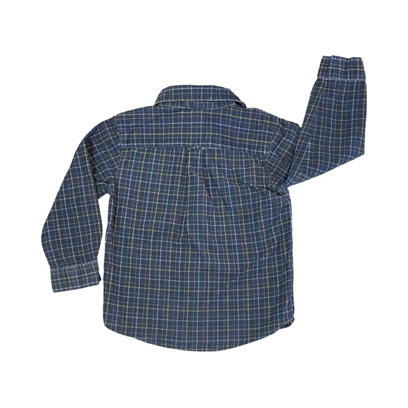 Janie and Jack Glacial Frost Button-Down Shirt 4T - Picture 4 of 4